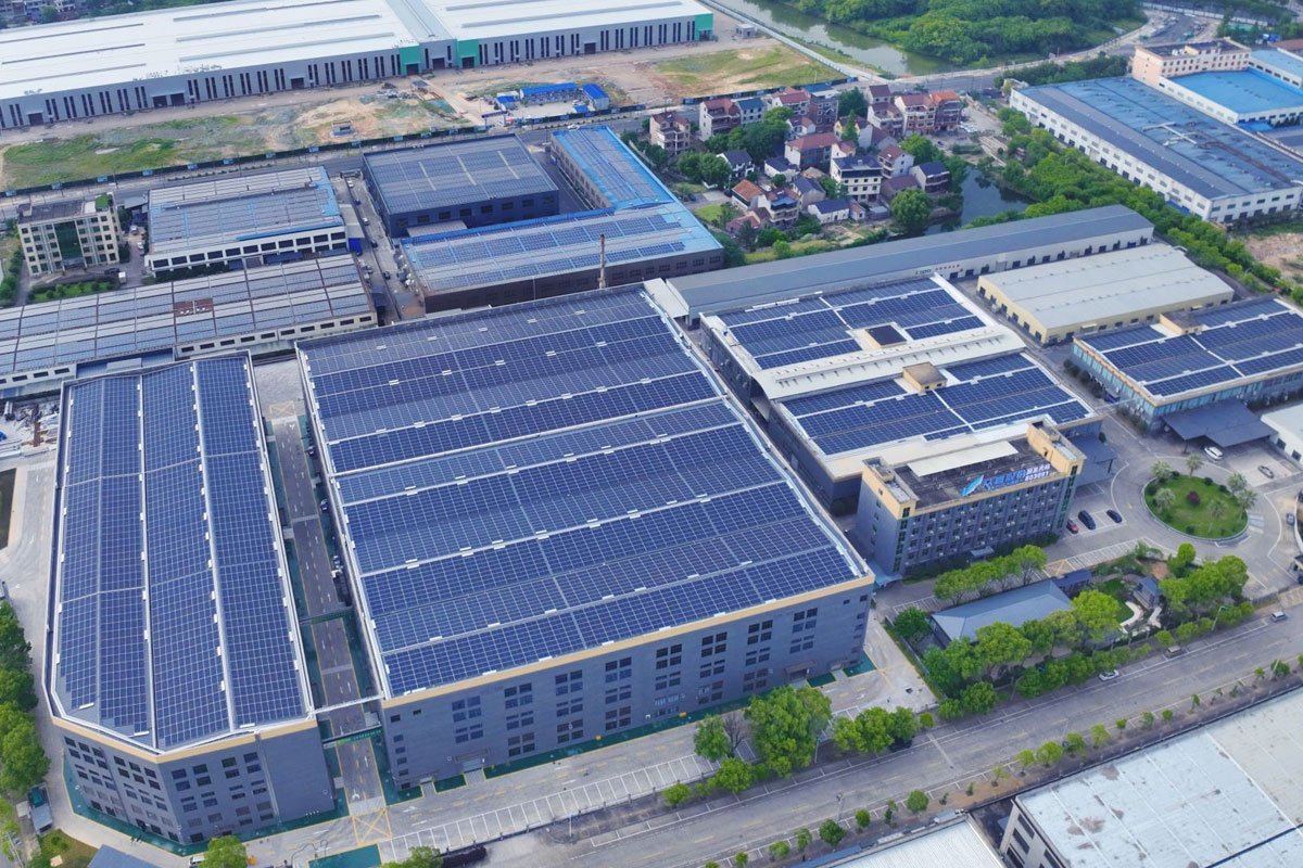 中国 4.6MW 屋顶太阳能光伏发电站