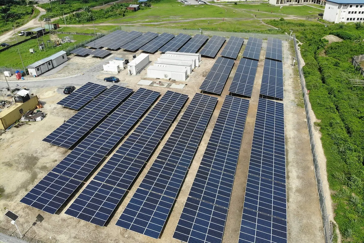 尼日利亚 1.35MW 光伏 + 2.5MW/5MWh 储能 + 600kVA 柴油发电机微电网项目