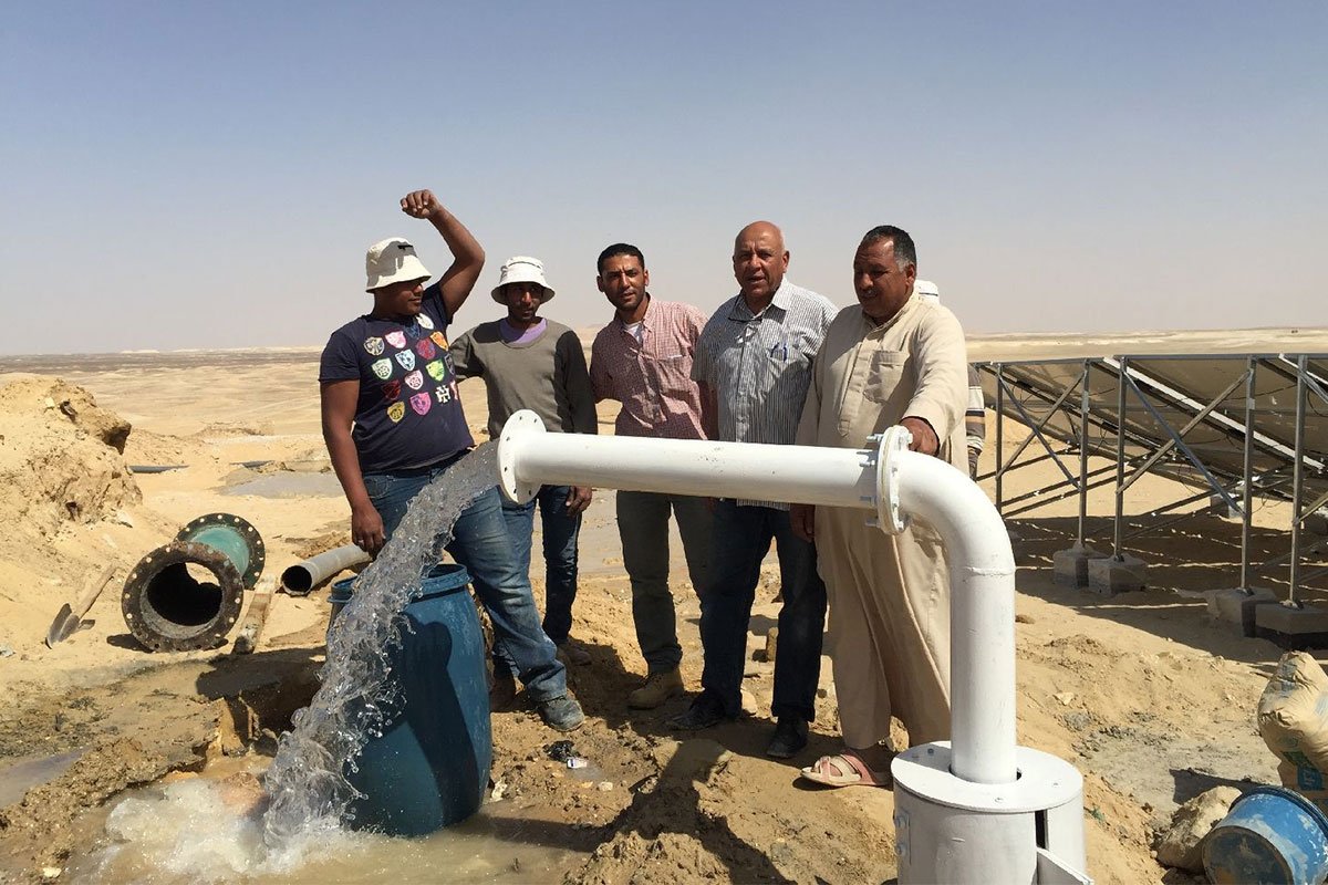 埃及 35HP太阳能水泵系统