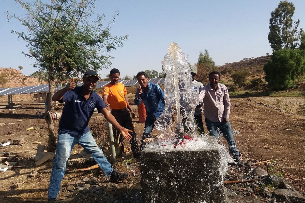 埃塞俄比亚 40 HP太阳能水泵系统