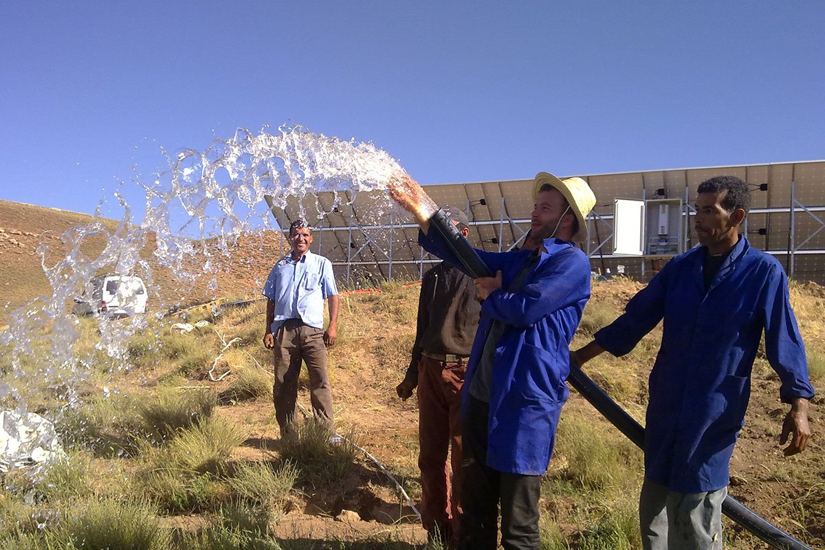 摩洛哥 12.5HP太阳能水泵系统