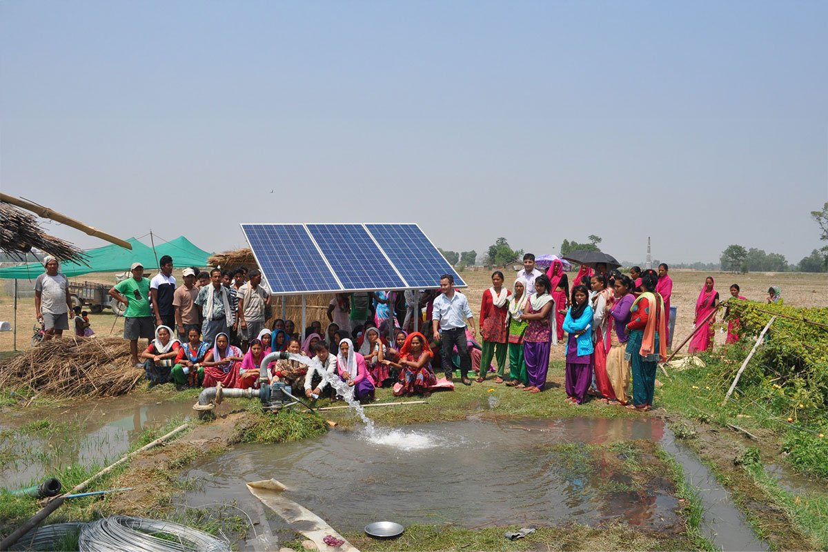 尼泊尔 1HP太阳能水泵系统