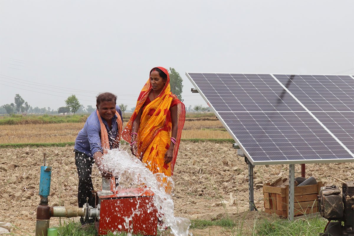 尼泊尔 20 HP太阳能水泵系统