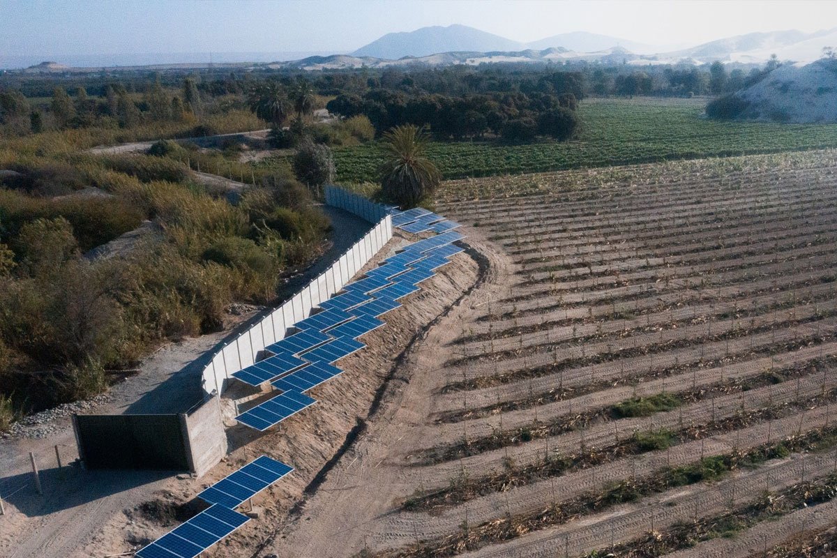 秘鲁 60HP太阳能水泵系统