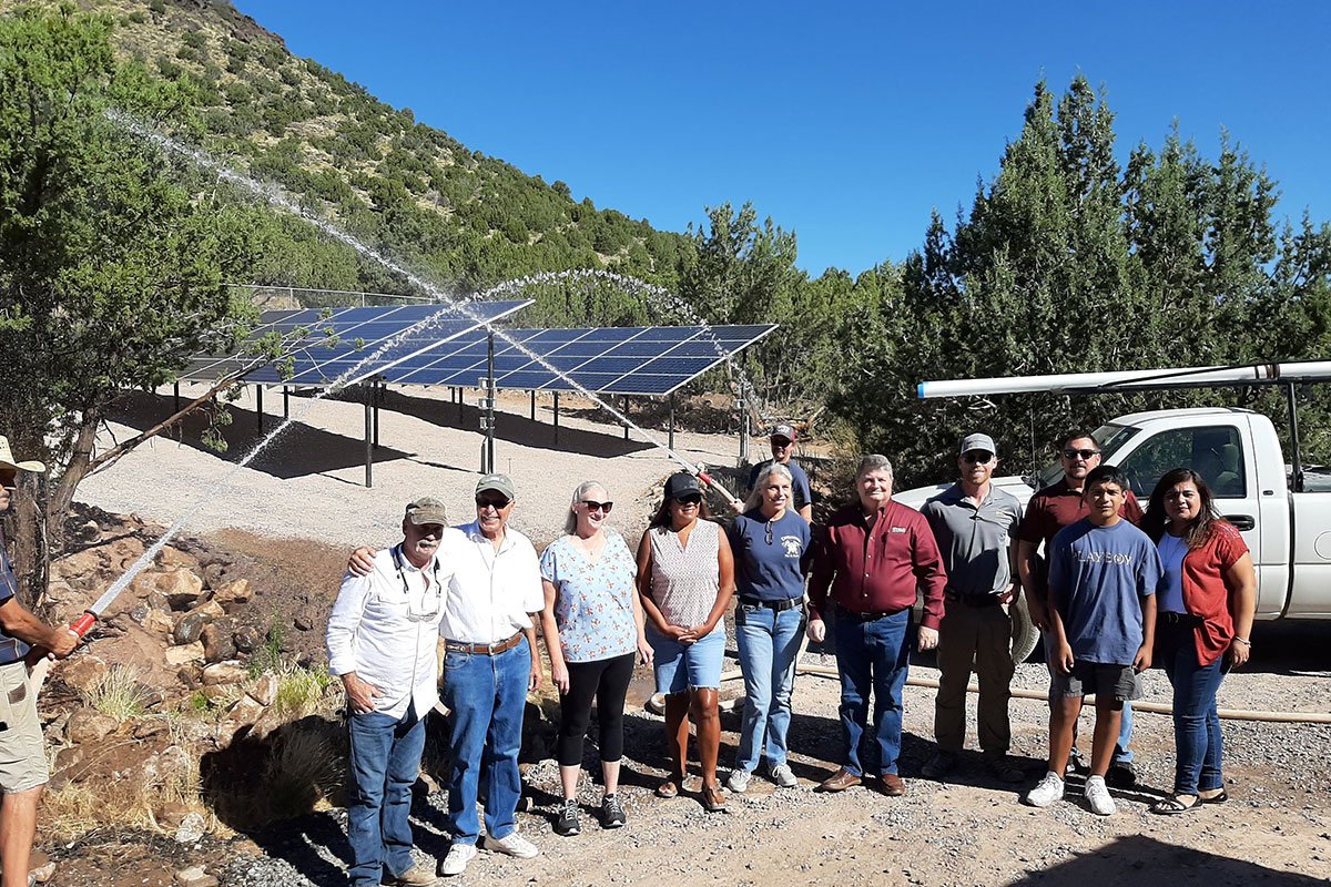 美国 15HP太阳能水泵系统