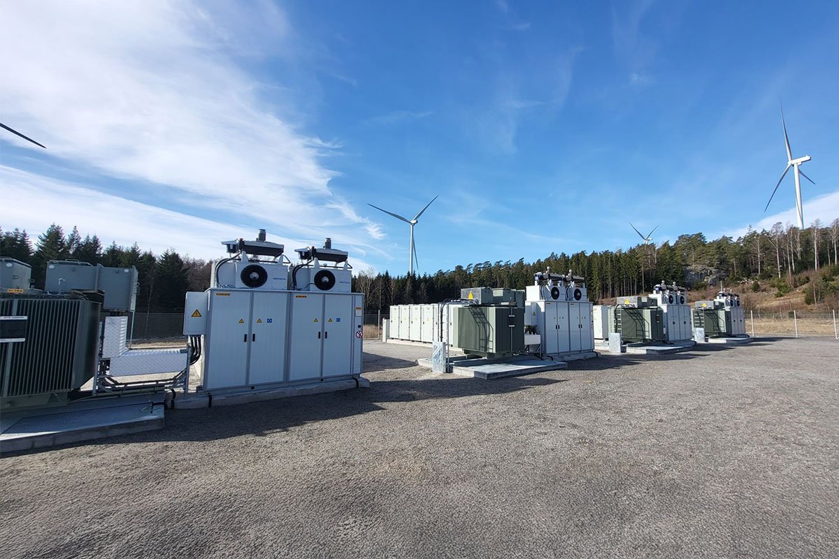 瑞典16MW风力发电 + 10MW / 10MWh储能微电网项目