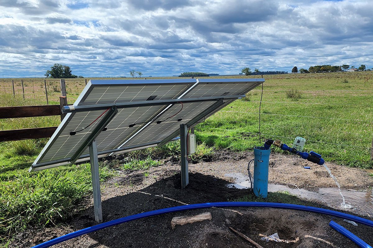 乌拉圭 600 瓦太阳能光伏直流水泵系统